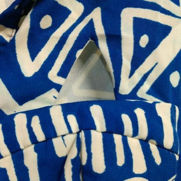 Akira Chicago Red Label Blue/White Dress - Size L - Picture 2 of 6